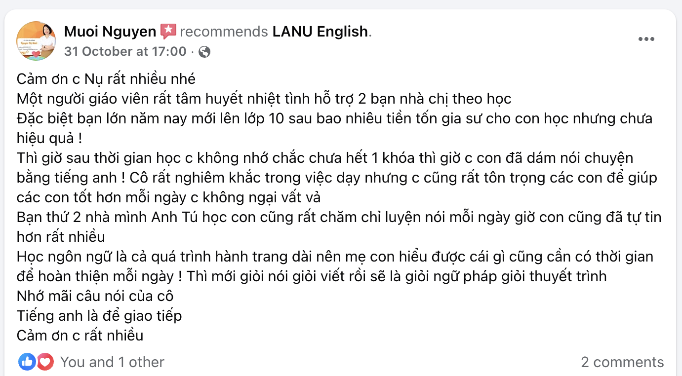 Phản hồi học viên 3 (dạng vuông)